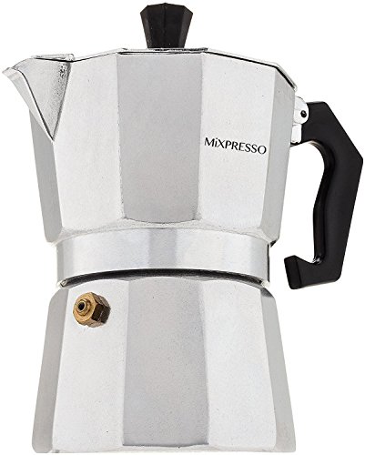 Moka Pot 3 Cup (6 oz) Coffee Maker- Stovetop Espresso Maker Easy To