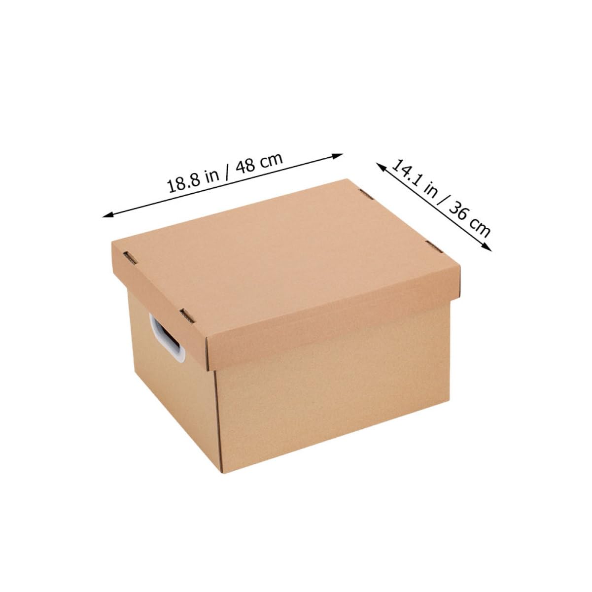 Gadpiparty Aufbewahrungsbox für Dokumente aus Papier Khakifarbene Ablagebox mit Deckel Tragbarer Aktenorganizer für Büro und Schule Stilvoll und Einfach zur Büro und Schulorganisation