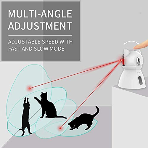 Valonii Rechargeable Motion Activated Cat Laser Toy Automatic,Interactive Cat Toys for Indoor Cats/Kittenes/Dogs,Fast… - Image 6