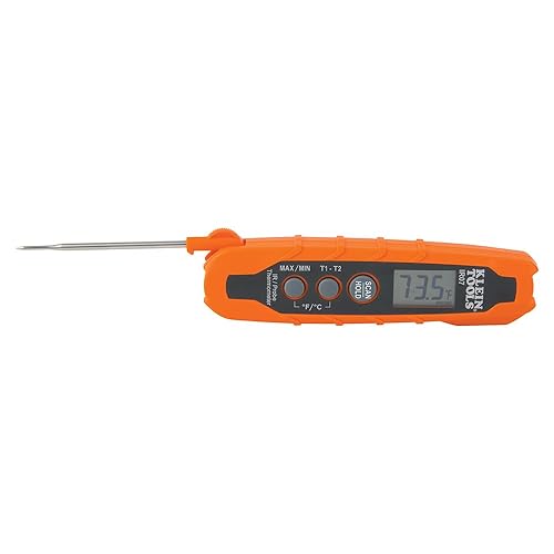 Miniatura 9 de Klein Tools IR07 Termómetro digital LCD de doble infrarrojo (IR) y sonda de tamaño de bolsillo