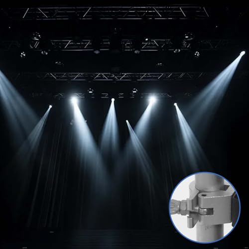 2 piezas Soportes para truss, Ganchos para trusses, Seguridad para gancho de abrazadera, Abrazaderas para truss, 30-35 mm, ganchos de clip de escenario para altavoces o accesorios de iluminación - imagen 6