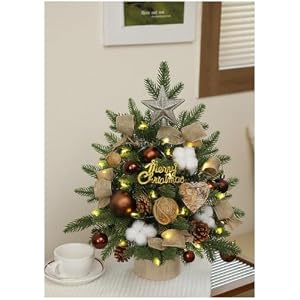 Christmas Tree for Tabletop Decoration, Mini Artificial Christmas Tree with Hanging Ornaments and Presents for New Year Holiday Home Decorations Christmas Tree for Tabletop Decoration Mini Artificial Christmas Tree with Hanging Ornaments and Presents for New Year Holiday Home Decorations