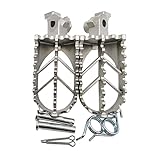Repose-pieds Motocross Repose-pieds Moto Pour PW50 PW80 CRF50 XR50 XRF70 CRF70 Pour PW 50 Pour PW 80 Pour C&RF 50 Pour XR 50 Pour XRF 70 Pour C&RF 70 Moteur Trail Vélo Moto En Acier Inoxydable.