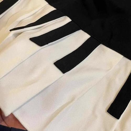 Jupe piano chic blanche avec une coupe slim ajustée - 7
