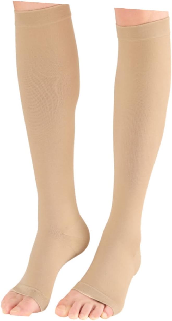 Ipetboom Compression Calf Socks Women Leg Socks Calf Support Sleeve Toe Compression Stockings