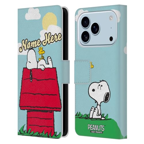 Étui cuir iPhone 17 Pro Snoopy housse portefeuille protection Peanuts
