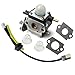 Produktbild HURI Vergaser Benzinschlauch Gummitülle Satz für ZAMA C1U-K54A for Mantis Tiller 7222 SV-4B Echo 12520013123 2 Cycle Stroke
