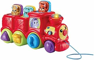 VTech Pop & Sing Animal Train | Push & Pull Toy Train With Animal Sounds & Music | Suitable for Ages 6 - 36 Months