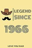 wm endspiel 1966 ball geklaut  LEGEND SINCE 1966 love you dad notebook journal for father\'s day or birthday: Blank lined notebook / daily diary / journal to write in for taking ... or daughter (6 x 9 - 110 Blank Lined Pages)