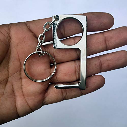 Image of Multi Purpose Safe Keychain Non Contact No Touch Door Opener Lift ATM Buttons (Pack of 2)