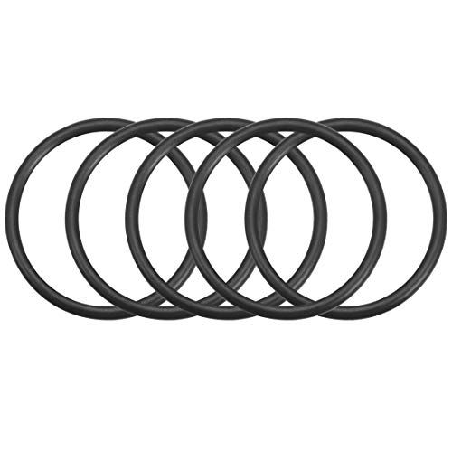 sourcing map Joints Toriques en Nitrile Caoutchouc 45mm OD 38mm ID 3.5mm Largeur Métrique Nitrile Caoutchouc Joint Étanchéité Paquet de 5