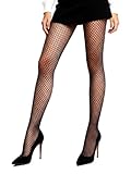 Mila Marutti Fishnet Tights for Women | Fish Net Stockings | High Waisted Pantyhose - Black, XS/S