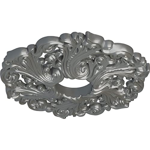 Image of Ekena Millwork CM19ORSLS Orrington Ceiling Medallion, Silver