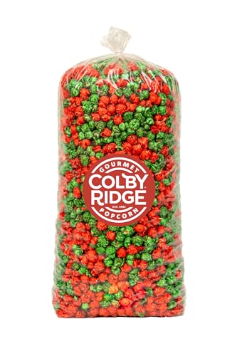 Holiday Mix Gourmet Popcorn – Vanilla Buttery Flavor, Red &