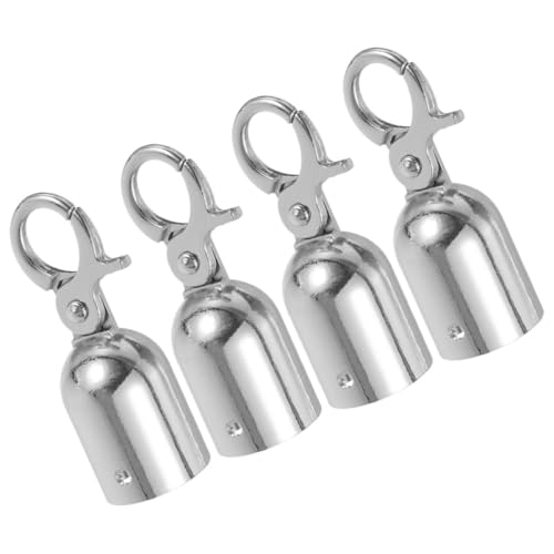 Embouts de corde pour barrière et séparateur de file d'attente en acier inoxydable x4