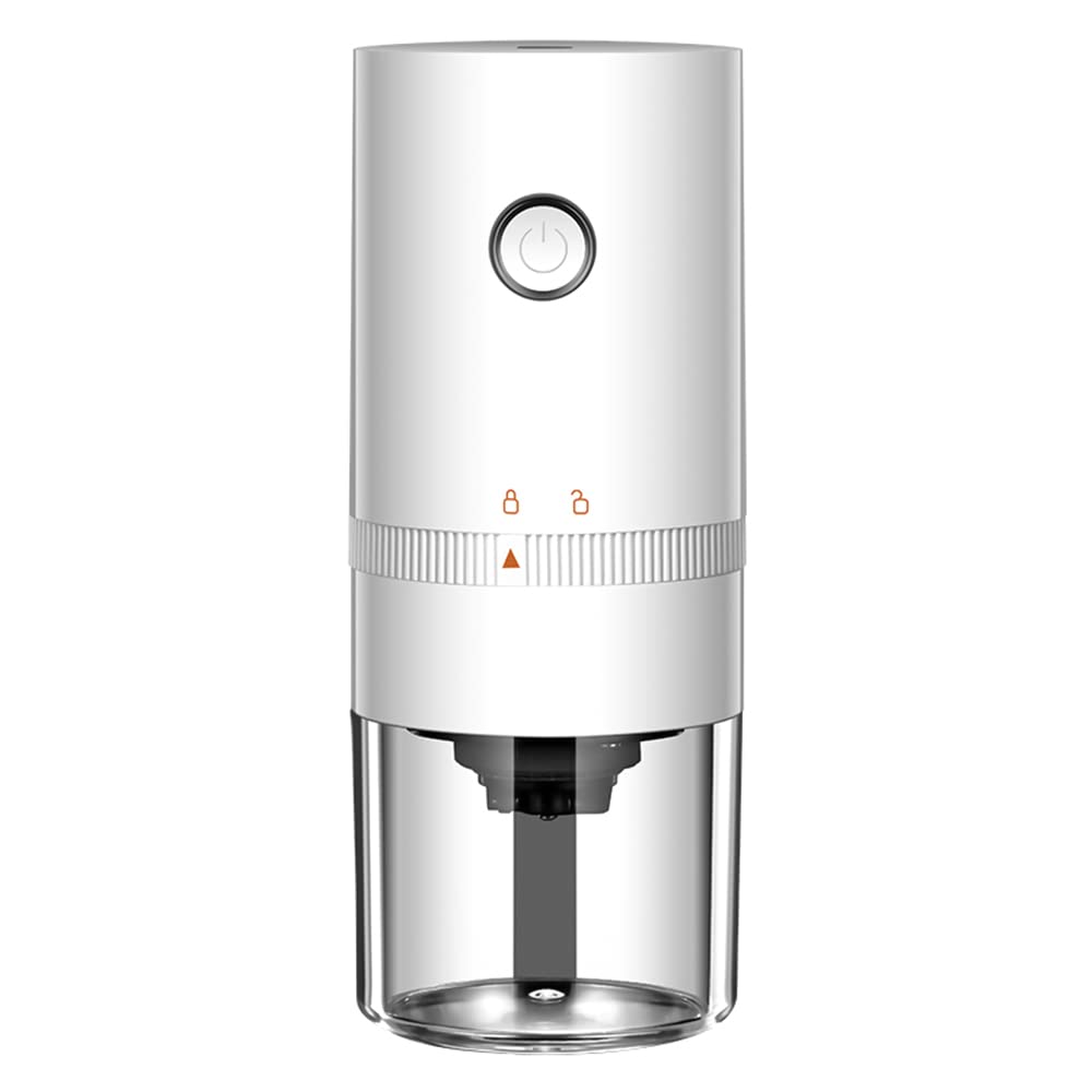 Dioche Macinacaffè | Smerigliatrice Elettrica Portatile con 6 Marce e Nucleo di Macinazione in Ceramica | USB Ricaricabile con Spegnimento Automatico | Capacità di 25 G per Uso Domestico Ed Esterno