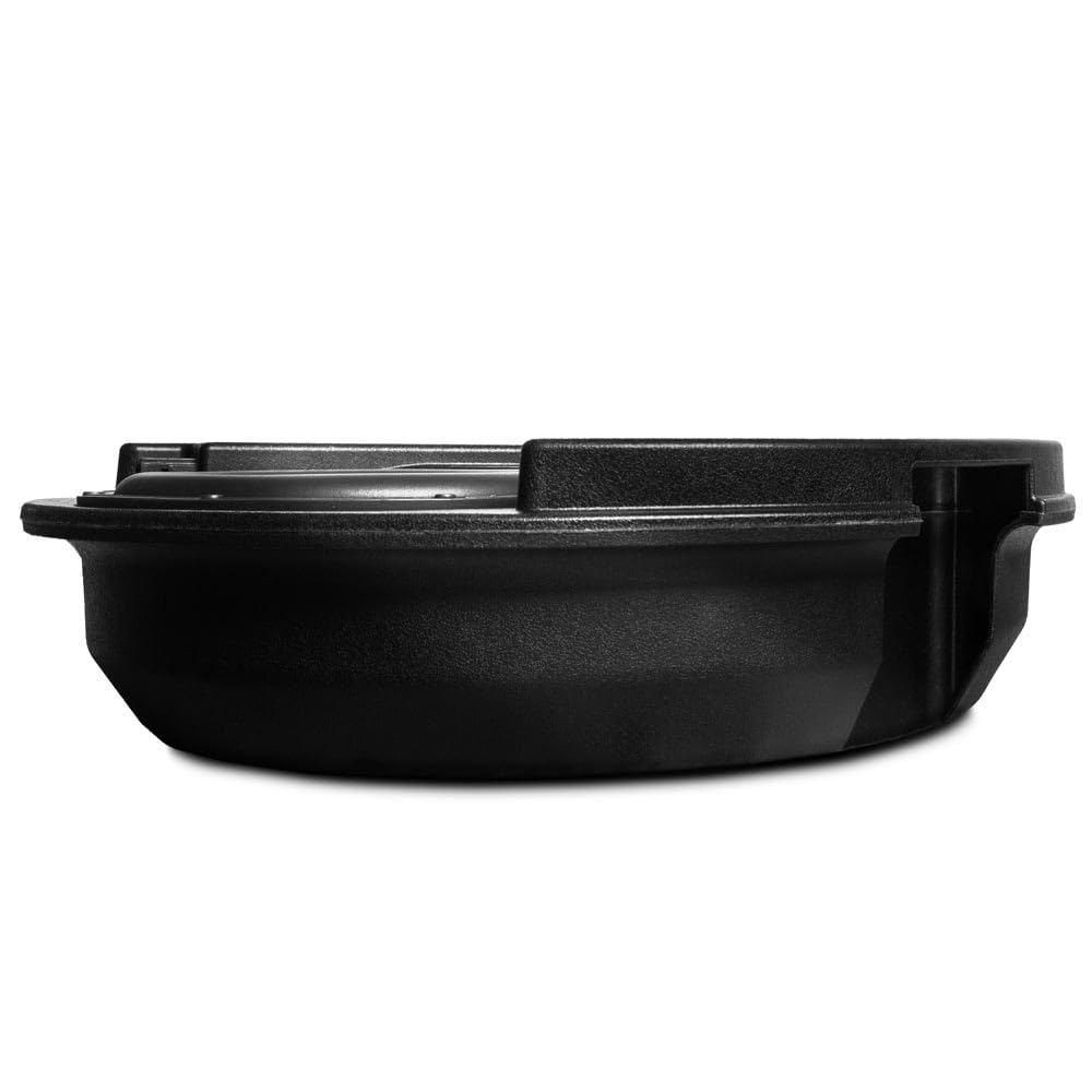 Option ROCK-8-D2 - Subwoofer pasivo en rueda de repuesto compatible con sistemas de sonido Beats - 20 cm 200 W RMS, 2 x 2 ohmios (bobina de voz doble)