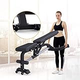 Ławka treningowa, ławka do hantli, profesjonalne krzesło fitness Siłownia Wielofunkcyjna ławka do wyciskania Ławka Domowa deska do ćwiczeń na wznak Sprzęt do ćwiczeń Wieloregulowane siedzisko