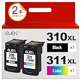 ejet BC-310XL BC-311XL キャノン 用 インク 310 311 純正 の1.2倍 リサイクルインク canon 用 ip2700 インク 2個セット 大容量タイプ 残量表示 canon 対応 PIXUS MP493 MX420 MP280 MX350 MP490 MP480 MP270 iP2700 インク 【新・旧パッケージ任意発送】