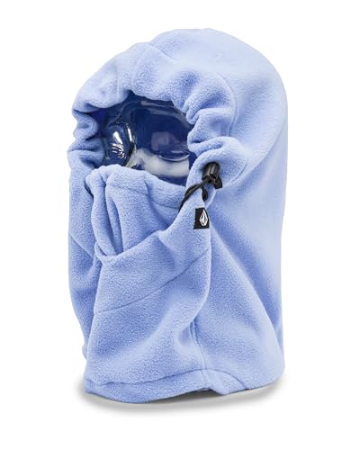 Volcom Women's V-Scout Pullover Neck Warmer Hood Snowboard Ski, Crystal Blue S5