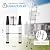 DEZEX 10.5 FT Aluminum Telescoping Ladders - One-Button Retraction Collapsible Extension Ladder for Home,RV,Attic & Loft, Lasts 330 LBS with Non-Slip Cushions