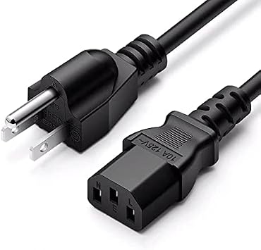 Replacement AC in Power Cord Cable for Sony Bravia VPL-HW15 VPL-AW15 Projector