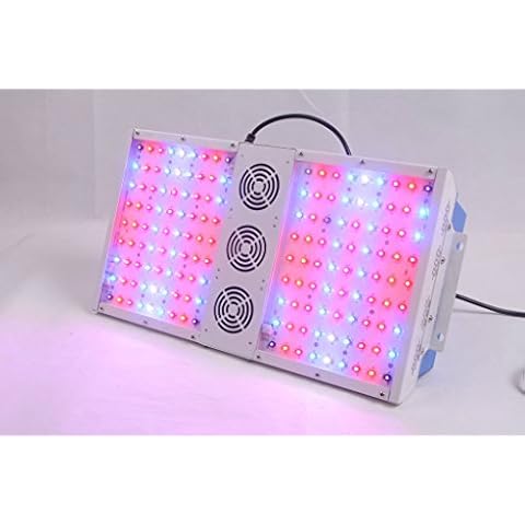 Lumini 420W Hydroponic LED Indoor Grow Light Panel Reflector for Vegetative/Flowering/Herb Full Cycle, Full Spectrum UVB Light & Adjustable Color Temperature, 60% Power Save & 70% Heat Reduce - White Cover