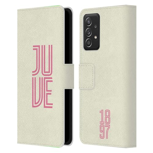 Coque Juventus pour Samsung A53 5G | Cuir véritable et fentes cartes