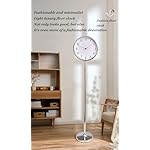 Minimalist Nordic Silent Floor Clock