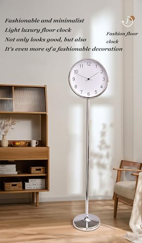 Minimalist Nordic Silent Floor Clock