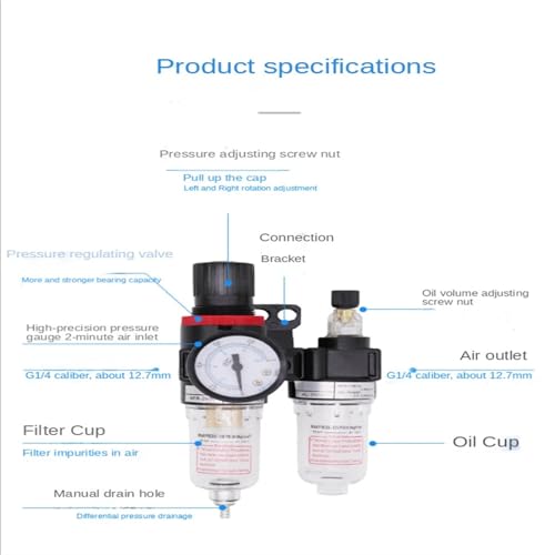 Régulateur de réduction pression et séparateur huile-eau anti-condensation pour compresseur