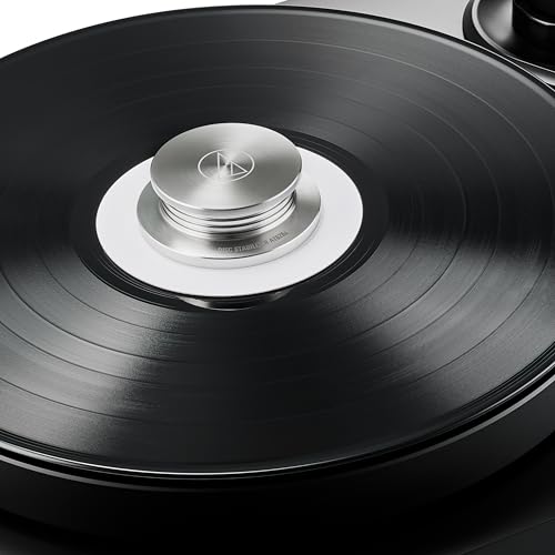 Audio-Technica AT628a Premium Stainless-Steel Vinyl Record Stabilizer Weight for Reduced Resonance, 450 g by Audio-Technica - Image 3
