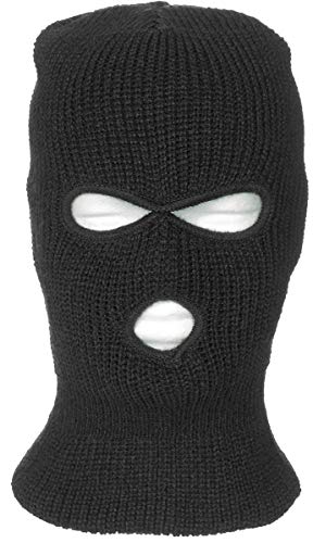 MFH Balaclava 3 LOCH, ACRYL, SCHWARZ