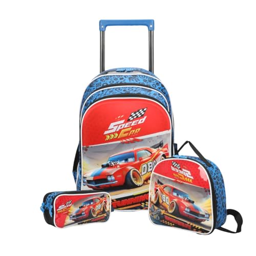 Santino, Kit Infantil Speed Car Champion by Santino Poliéster SCK10U Azul Marinho