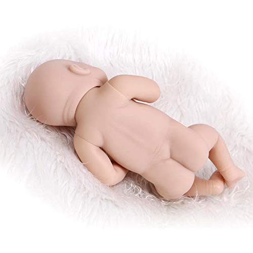 ZSooner Reborn-Puppen-Set, 27,9 cm, Geburtstagsgeschenk, DIY-Form, weiches Silikon, Simulation, volle Gliedmaße… – Bild 5