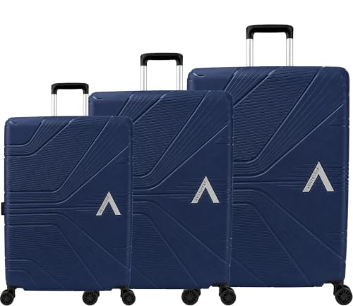 Image of Aristocrat Phantom Set of 3 (Cabin+Medium+Large) Trolley Bag, 55+66+76Cm | Combination Lock | 8 Wheels | 3 Years International Warranty