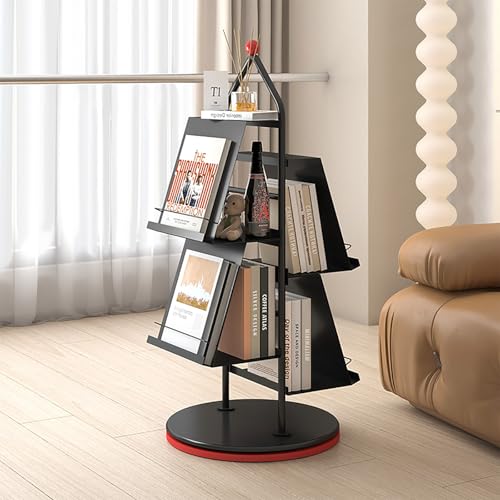 Estantería giratoria para ordenar libros infantiles en salas de estar