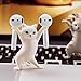 ATHAND 5 Pcs Cat Pen Holder Airpod Holder Stand,Anime Raising Hands Dancing Cat Model Desk Decor Funny Office Desk Decor for Women Girls