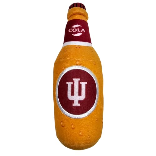 NCAA Indiana Hoosiers Beer Bottle Plush Dog & CAT Squeak