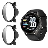 【Positions Précises des Trous】Coque conçu pour Garmin Venu 4 45mm, la conception encliquetable est facile à installer et offre un accès facile à toutes les fonctions. Il peut être chargé sans retirer le couvercle de protection.