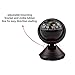 Black Adjustable Ball Night Vision Compass Boat Dash Mount, Adjustable Dash Car for Car Marine Boat Ship