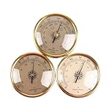Thermometer Humidity Barometer Gauge: Humidity Meter, Indoor Outdoor...
