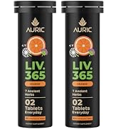 Amazon.com: Auric Liv 365 Orange Effervescent Tablets | with Milk