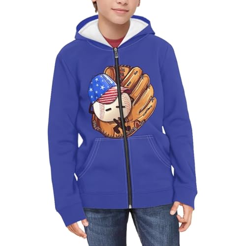 Coloranimal Unisex Girls Boys Long Sleeve Casual Hoodies & Sweatshirts Tops Kids Zip Up Jacket Coat Age 6-16 Year