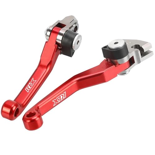 TGVSELPJ Motorradteil Brems- Und Kupplungshebel Motorradzubehör Griffe Hebel Motorradbremsen Für KAWASAKI KLX140L KLX 140L KLX140 L 2009–2022(Rosso)
