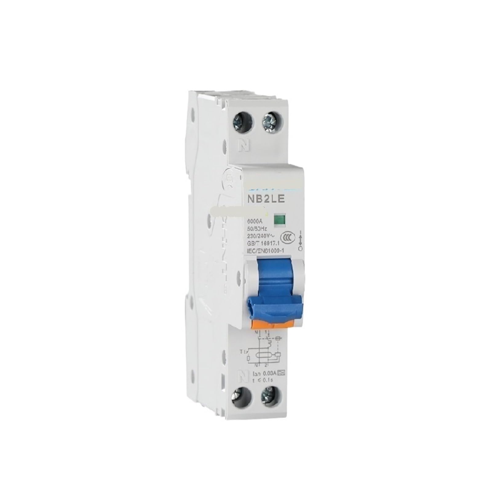 OSHZIKJII 1P+N Breaker 30MA 10A 16A 20A 25A(32A)