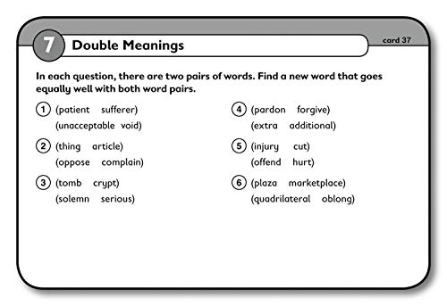 11+ Verbal Reasoning Flashcards (Letts 11+ Success) - Image 6