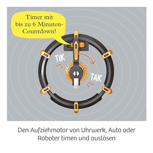 Kosmos ‎620783 Mechanical Power, Scopri La Meccanica Giocosa, Kit Con Motore A Spirale Per Auto Da Corsa, Robot E Timer, Scatola Per Esperimenti Per Bambini Dagli 8 Ai 12 Anni In Su, Colorato - 5
