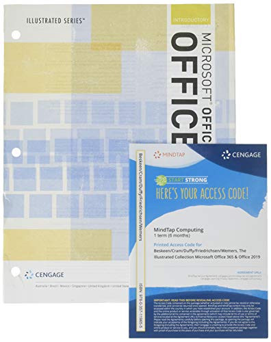 Illustrated Microsoft Office 365 & Office 2019 Introductory + Mindtap, 1 Term Printed Access Card