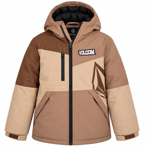 Amazon.com: Volcom Boys Water & Wind Resistant Attached Hood